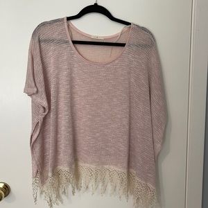 Lime and Chili poncho style top